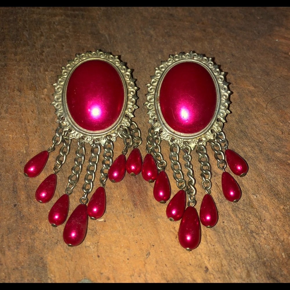 Vintage statement earrings